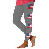 Independence Day Cargo Pants Women Ladies Golf Pants on Sale Clearance Items for Women Women s Fashion Independence Day Printed Underpants Yoga Casual Pants Underpants Pants J164