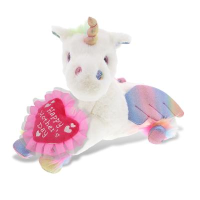 DolliBu Happy Mother’s Day Super Soft Plush Royal Flying Unicorn - 12.5 inches