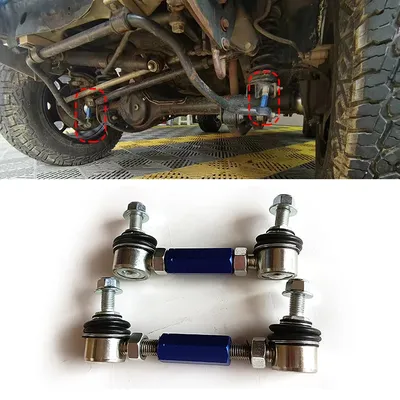 Adjustable Sway Bar Quicker Disconnect System for 2 to 4-Inch Lift for 1998-2024 Suzuki Jimmy JB74
