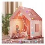 Maison de jeu Portable pour bébé, tente tipi pour enfants, rose et bleu, maison de jeu pour enfants,