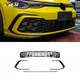 Accessori per auto stile GTI kit carrozzeria Paraurti anteriore Decorazione griglia versione sportiva griglia anteriore fendinebbia Per vw golf 8 mk8 R-Line