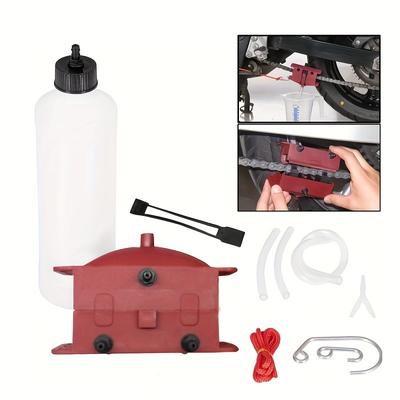 TEMU Motorcycle Chain Cleaning Kit Motorcycle Chain Tooth Cleaning Tool Lubrication Device Lubrication Accessories Image