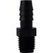 Midland Industries 33023B 0.75 x 0.75 in. Hose Barb x MIP Poly Male Adapter Black