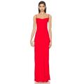 Anna October Yelena Maxi Dress in Red - Red. Size L (also in M, S, XS).