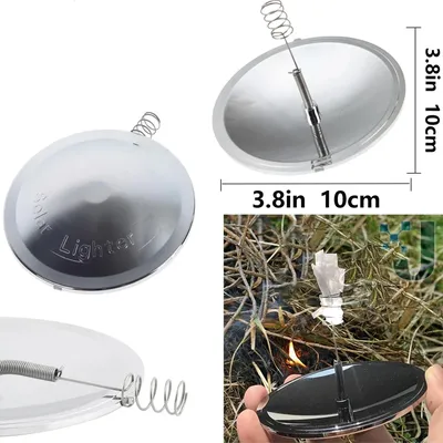 Solar Lighter Outdoor Camping Survival Fire Starter Emergency Tool Outdoor Gear Accessories Outdoor