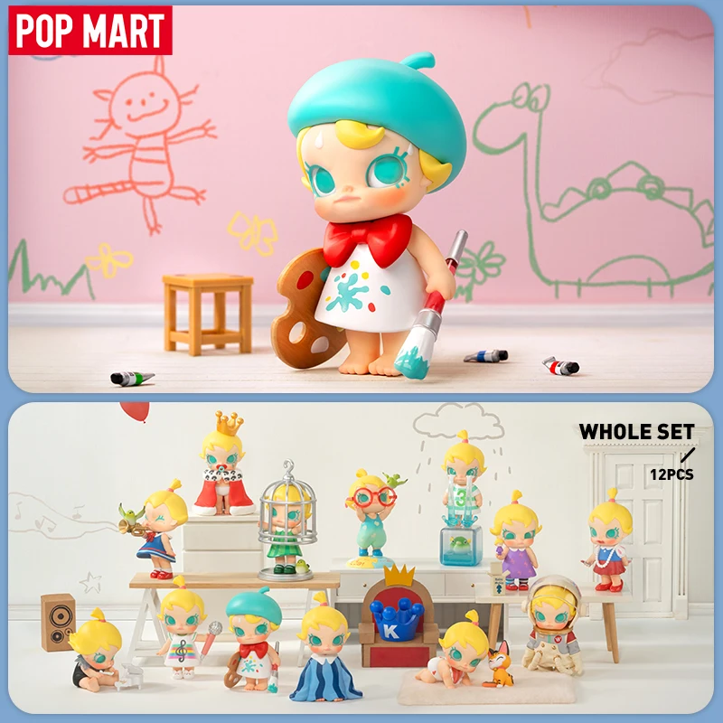 POP MART Baby Molly When I was Three! Series Mystery Box von Kenny Wong 1PC/12PCS POPMART Blind Box Actionfigur Niedliches Spielzeug Image