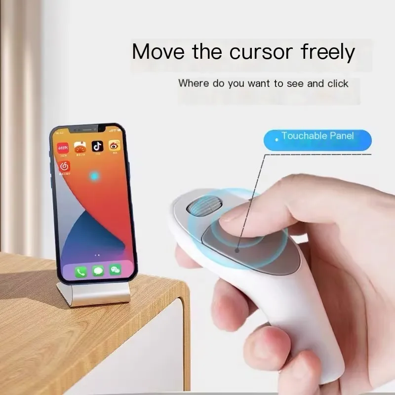 Lazy Air Bluetooth Maus Drahtlose Fernbedienung Finger Mause Ergonomie Handy Daumen Mäuse Für Handys Tablet PC IOS Image