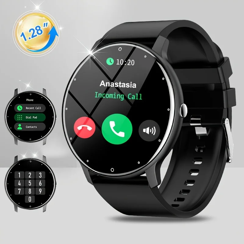 LIGE 2024 Neue Männer Smart Uhr Echtzeit Aktivität Tracker Heart Rate Monitor Sport Frauen Smart Uhr Männer Uhr für Android IOS
