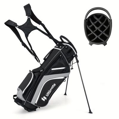 Costwat Portable Golf Stand Bag With 14 Way Top Di...