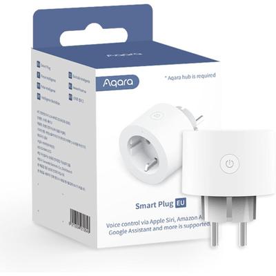 Aqara Zigbee Intelligente Steckdose,Erfordert Aqara Hub,10A Smarte Steckdose mit Strommessung,