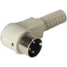 Hirschmann - 931 597-517-1 DIN-Rundsteckverbinder Stecker, gewinkelt Polzahl: 3 Grau 1 St.