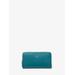 Michael Kors Jet Set Charm Medium Saffiano Leather Wallet Blue One Size