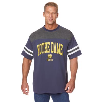 Men's Big & Tall Varsity Tee by NCAA in Notre Dame (Size 4XL)