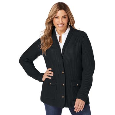 Plus Size Women's Shaker Blazer by Jessica London ...