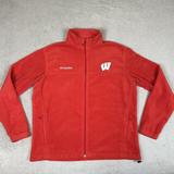 Columbia Jackets & Coats | Columbia Men’s Size Xl Extra Soft Warm Fleece Jacket Red Wisconsin Badgers Ncaa | Color: Gray | Size: Xxl