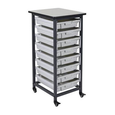 Luxor Single Row Mobile Bin Storage Unit (Small Bi...