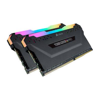 Corsair 16GB VENGEANCE RGB PRO Desktop Memory Kit (2 x 8GB, Black) CMW16GX4M2C3200C16