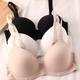 3pcs Simple Solid Seamless Bra, Comfy & Breathable Underwire Push Up Bra, Women's Lingerie & Underwear