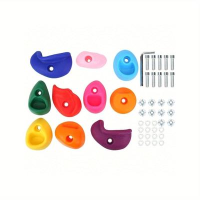 10pcs Rock Climbing Holds, Indoor/outdoor Large Ro...