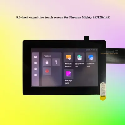 5.0 inch OLED capacitive touch screen for Phrozen Mighty 8K/12K/14k 10.1 inch 3D printer original