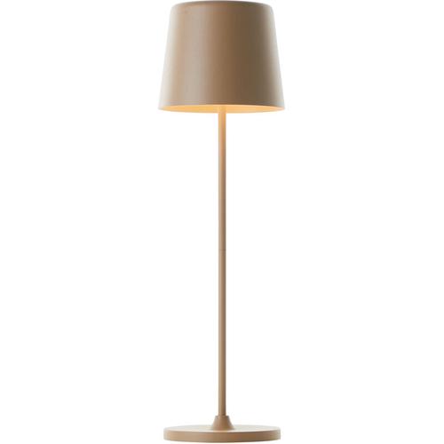 Brilliant - Lampe Kaami led Außentischleuchte 37cm cappuccino matt Metall/Bambus gold 2 w led