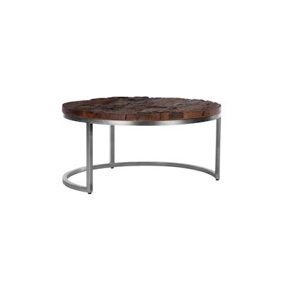 Couchtisch Beistelltisch Tisch Wohnzimmertisch Massivholz Ø 70 cm WOMO-DESIGN®
