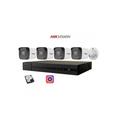 Kit videosorveglianza ip Hikvision Nvr poe 4 Canali 4 telecamere bullet 2mpx 500GB