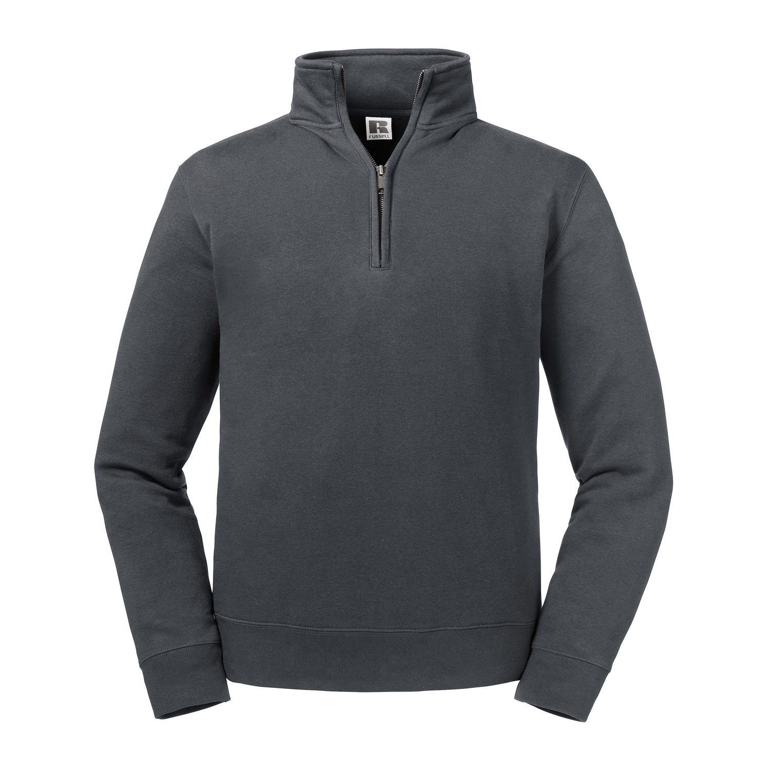 Russell Herren Authentic Quarter Zip Sweatshirt (Convoy grau) Image