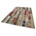 Beige 79" x 121" L Area Rug - Lofy Kırk Yama Rectangle 6'7" X 10'1" Area Rug 121.0 x 79.0 x 0.4 in whiteWool | 79" W X 121" L | Wayfair