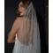 Topqueen V101 Sparking Bridal Veils Long Luxury Golden Bride Wedding Veil Cathedral Champagne Colored Yarn with Sequins Royal