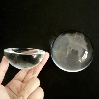 1 Piece Half Ball 40mm/50mm/60mm Paperweight Crystal Glass Paperweight Magnify Glass Paperweight