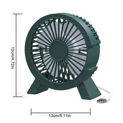 4 Inch Mini USB Fan Portable DC Desk Cooler Cooling for Notebook Laptop Personal Adjustment Fan Table Fan Home Office Outdoor Summer Supplies Use Tiny Air Cooler Fan Gift