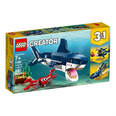 Creator Deep See Creatures 230 pieces, Small/Medium, Multi-Color