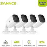 Sannce - 1080P Caméra de Vidéosurveillance Vision Nocturne Extérieure Vidéo Surveillance Sécurité
