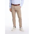 Stoffhose LINDBERGH "Lindbergh Stoffhose", Herren, Gr. XXL, beige (sand mix), Oberstoff: 75% Polyester, 22% Viskose, 3% Elasthan; Futter: 65% Polyester, 35% Baumwolle, slim fit, Hosen