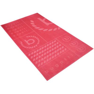 Strandtuch BUGATTI "Verona", rosa (flamingo), B:100cm L:180cm, Velours, Baumwolle, Handtücher (Packung) Image