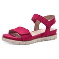 Sandalette TAMARIS COMFORT Gr. 40, pink (fuchsia) Damen Schuhe Sandalen Sommerschuh, Sandale, Plateauabsatz, mit zwei Klettverschlüssen