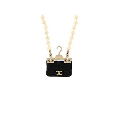 Chanel Necklace: Tan Jewelry