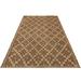 102 x 65 x 1 in Area Rug - Lofy Rectangle Girit Rectangle 5'5" X 8'6" Area Rug w/ Non-Slip Backing Cotton/Wool | 102 H x 65 W x 1 D in | Wayfair