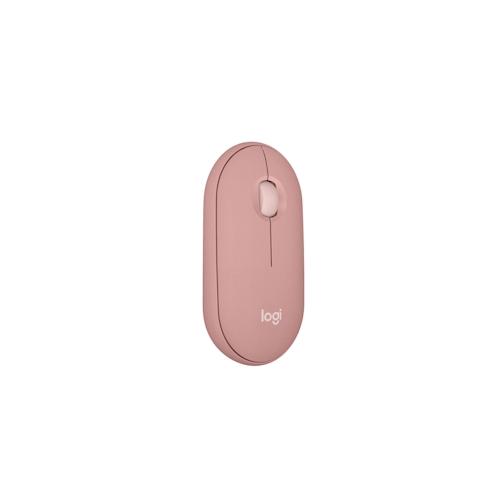 Logitech Maus Pebble 2 M350S Kabellos + Bluetooth Rosa 910-007014