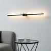 Kosilum - Lange Ultra-Design-Wandleuchte schwarz 113 cm - Eydon