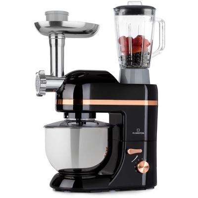 Klarstein - Knetmaschine Küchenmaschine mit Fleischwolf, 2000W Teigmaschine Klein, 6 Stufen, Image