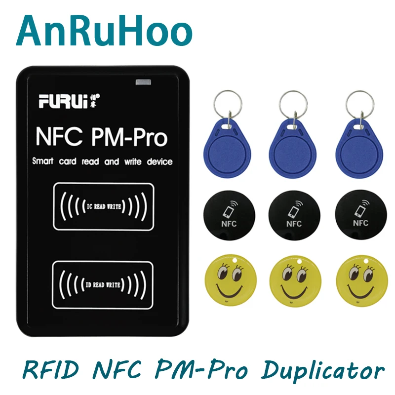Neue NFC Pro RFID Smart Chip Kopierer IC/ID Key Reader 125Khz T5577 Abzeichen Karte Writer 13,56 Mhz CUID Token Dekodierung Clone Duplizierer Image
