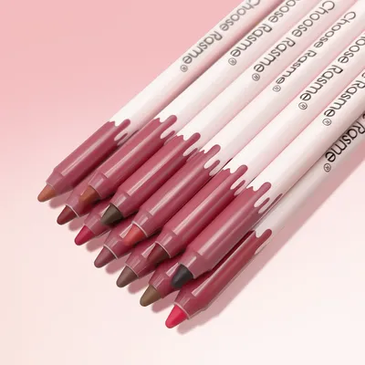12 Colors Lip Liner Set, Matte Dewy Finish Long Lasting Waterproof Smudge Proof Lip Liner Set,