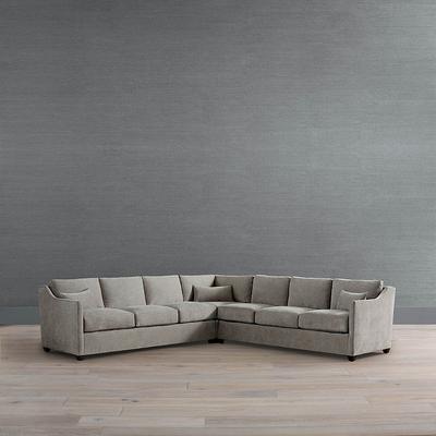 Reagan 3-pc. Sofa Sectional - Dune Gowan InsideOut Performance Fabric - Frontgate