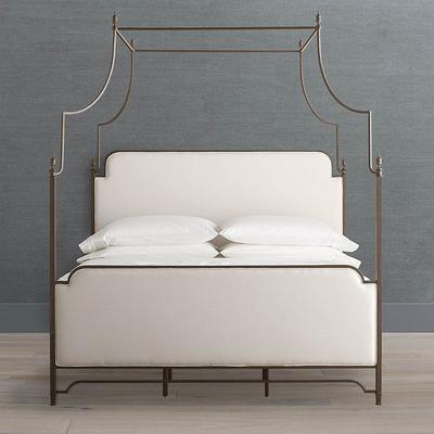 Whitby Canopy Bed - Steam Crypton Lush Performance...