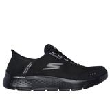 Skechers Men's Slip-ins: GO WALK Flex - 100% Waterproof Sneaker | Size 8.0 | Black | Textile/Synthetic