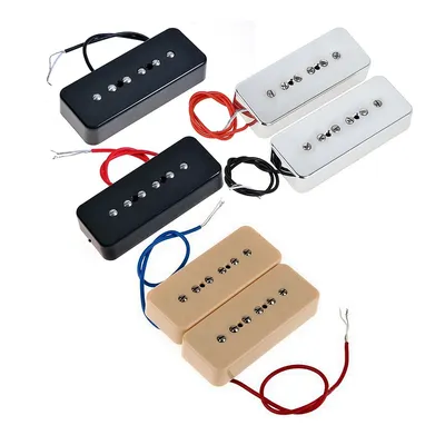 1set Electric Guitar Pickups P-90 Soapbar Single Coil Pickups Bridge & Neck for EPI LP Electric