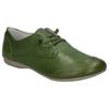 Slipper JOSEF SEIBEL "Fiona 01", Damen, Gr. 42, grün, Leder, klassisch, Schuhe, Komfortschuh, Schlupfschuh mit elastischer Zierschnürung