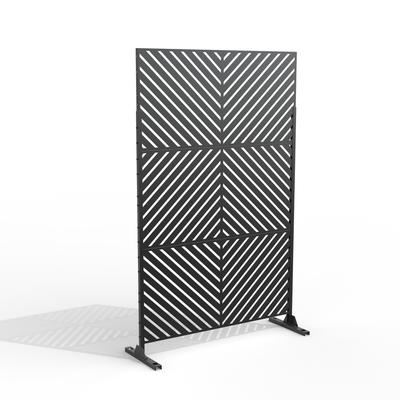 Outdoor Free Standing Metal Privacy Screen